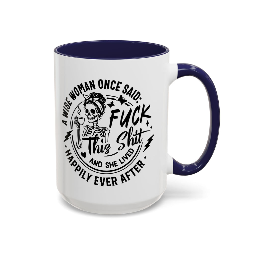 Wise Woman Skull Mug, Unique Mug, Mum, Sister, Aunty, Funny | Accent Coffee Mug
