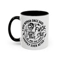 Wise Woman Skull Mug, Unique Mug, Mum, Sister, Aunty, Funny | Accent Coffee Mug