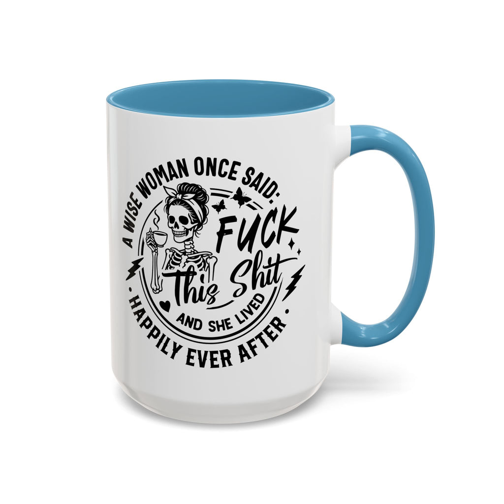 Wise Woman Skull Mug, Unique Mug, Mum, Sister, Aunty, Funny | Accent Coffee Mug