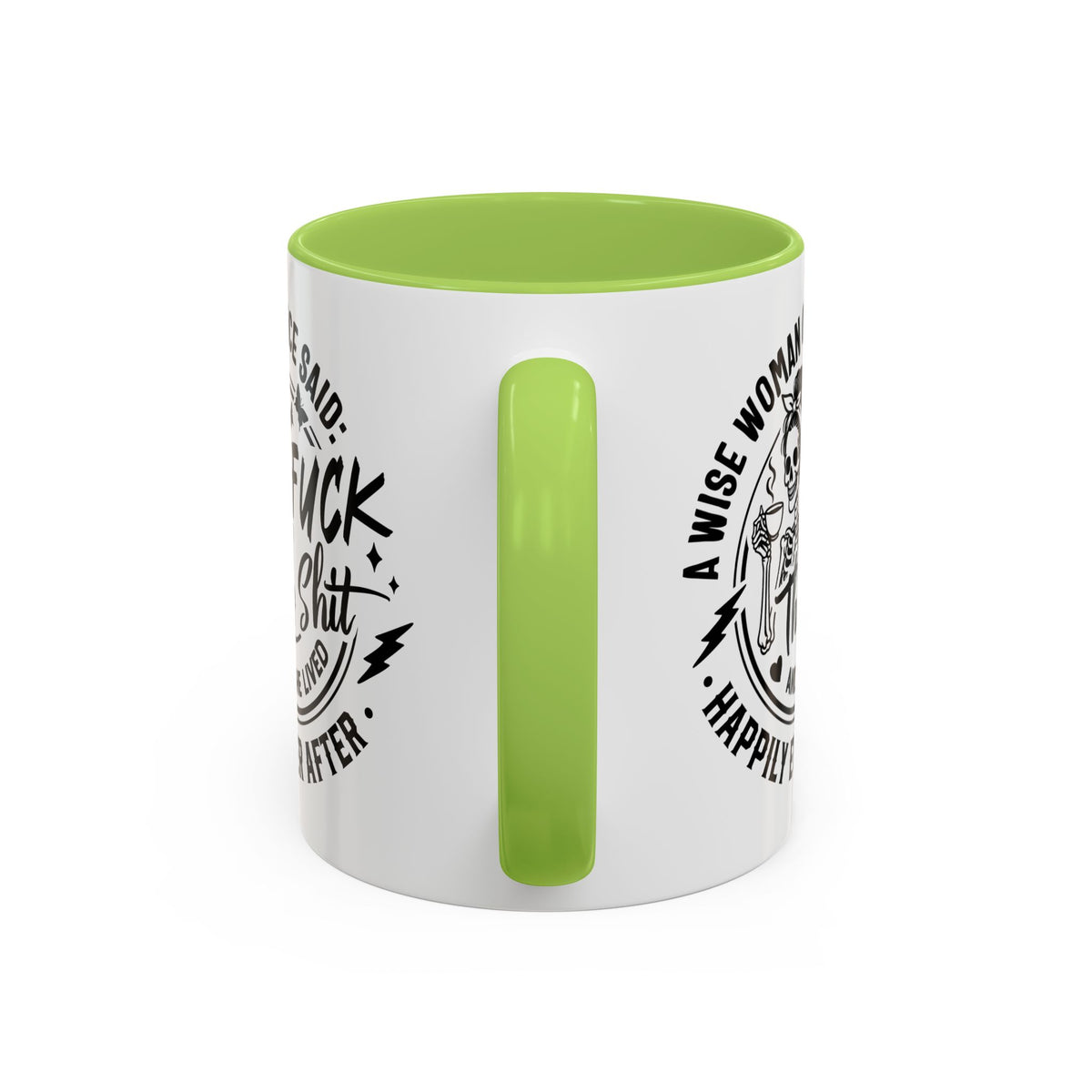 Wise Woman Skull Mug, Unique Mug, Mum, Sister, Aunty, Funny | Accent Coffee Mug
