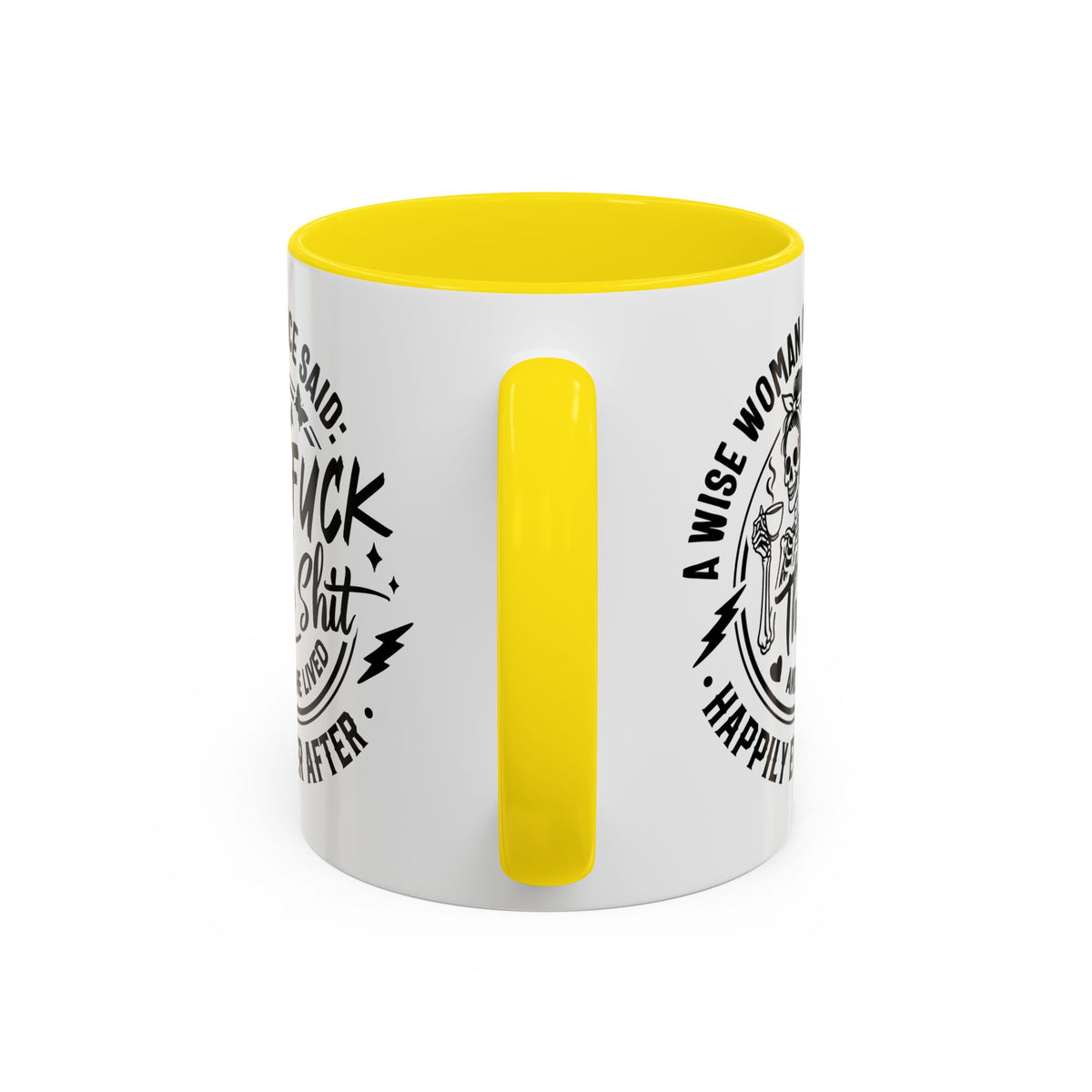 Wise Woman Skull Mug, Unique Mug, Mum, Sister, Aunty, Funny | Accent Coffee Mug