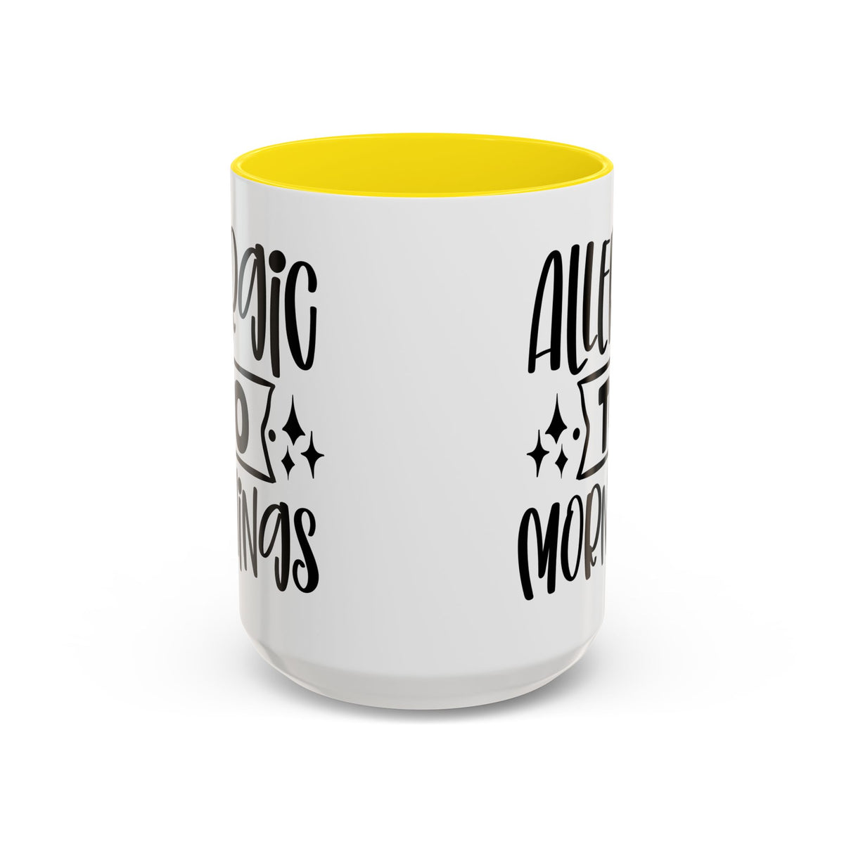 Allergic to Mornings Coffee Mug, Office Mug, Funny, Boss Mug, Mugs 11oz 15oz