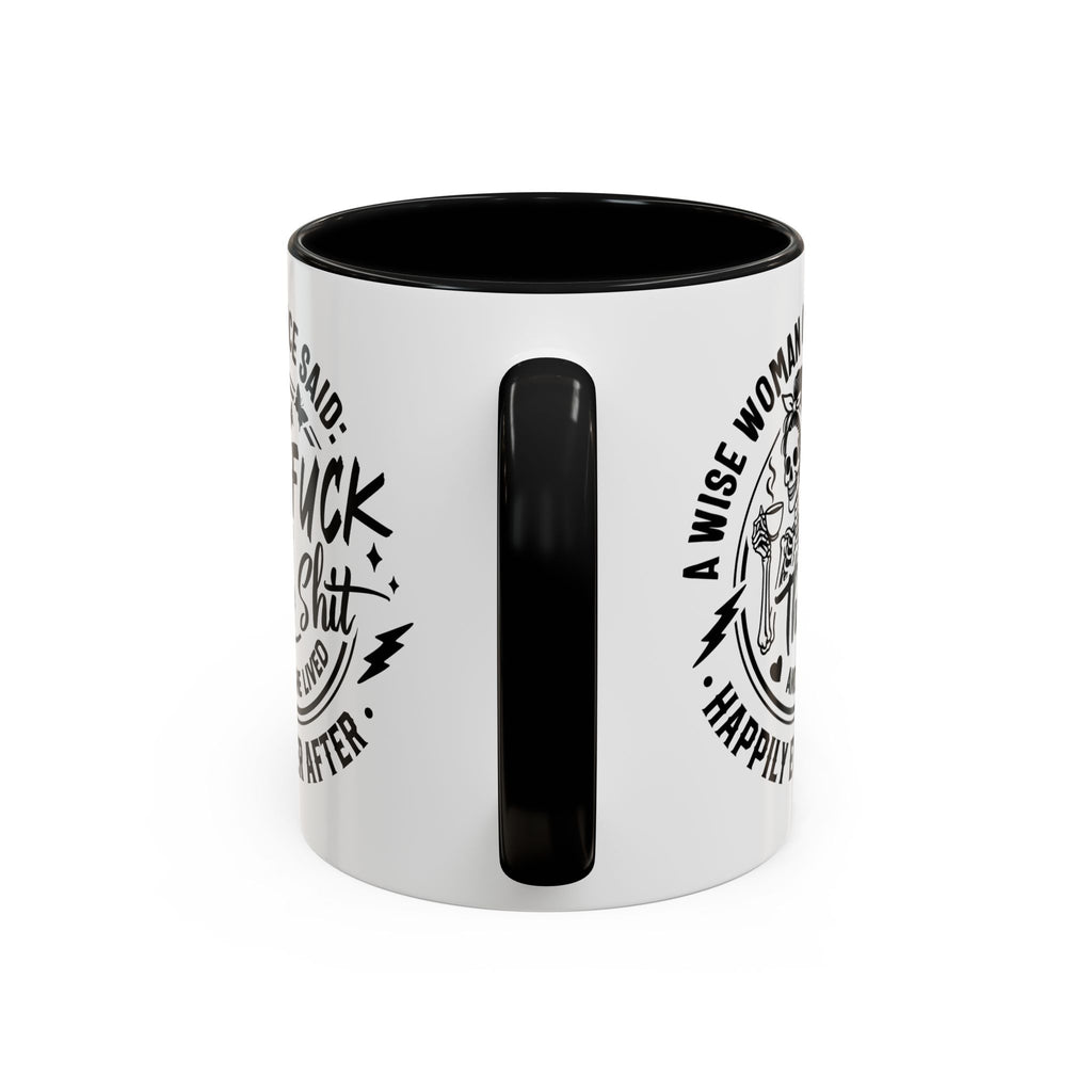 Wise Woman Skull Mug, Unique Mug, Mum, Sister, Aunty, Funny | Accent Coffee Mug
