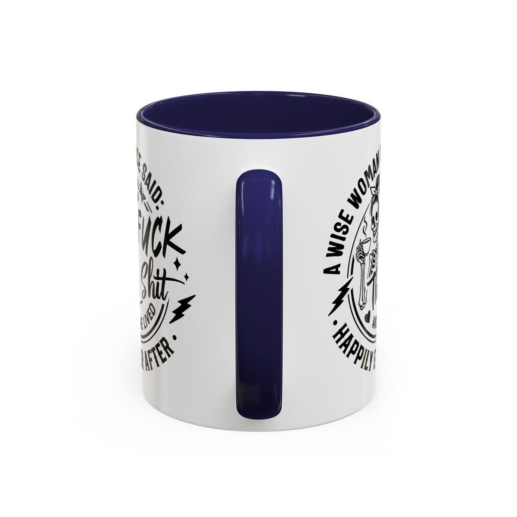 Wise Woman Skull Mug, Unique Mug, Mum, Sister, Aunty, Funny | Accent Coffee Mug