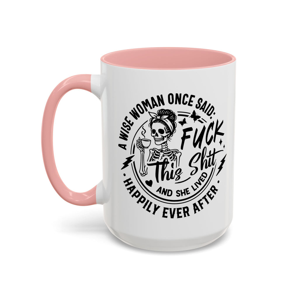 Wise Woman Skull Mug, Unique Mug, Mum, Sister, Aunty, Funny | Accent Coffee Mug