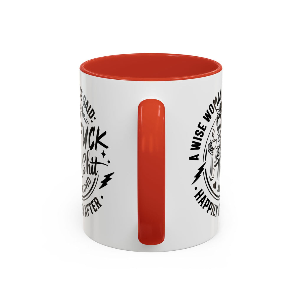 Wise Woman Skull Mug, Unique Mug, Mum, Sister, Aunty, Funny | Accent Coffee Mug