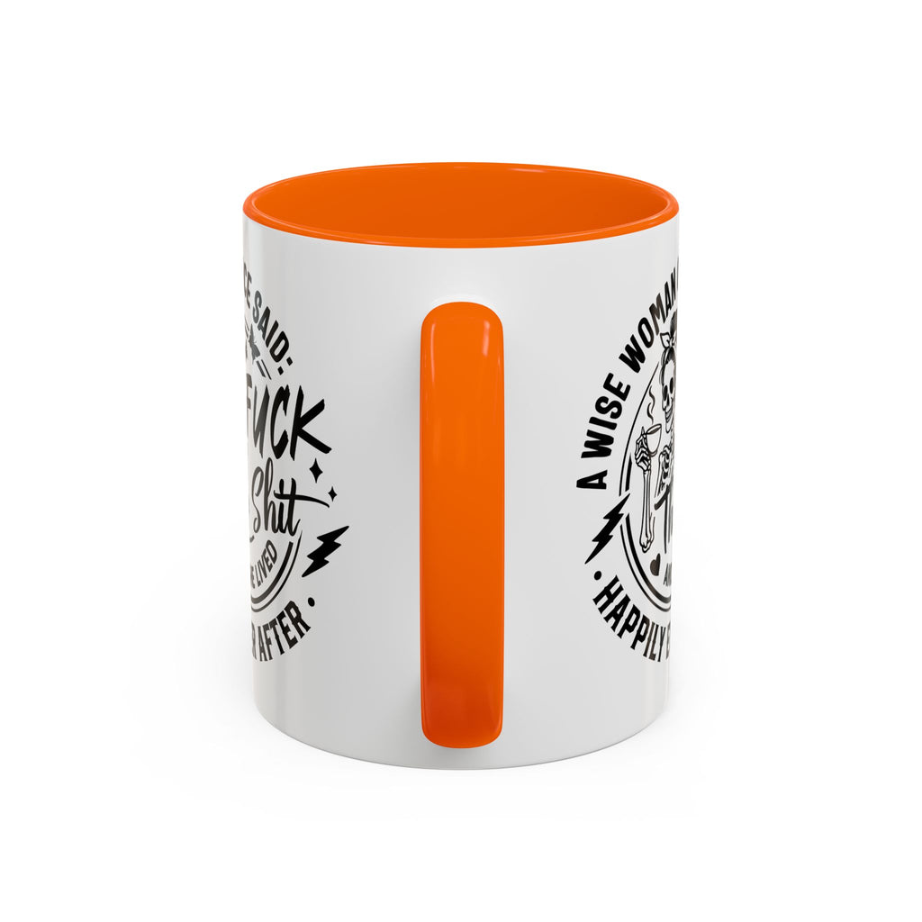 Wise Woman Skull Mug, Unique Mug, Mum, Sister, Aunty, Funny | Accent Coffee Mug