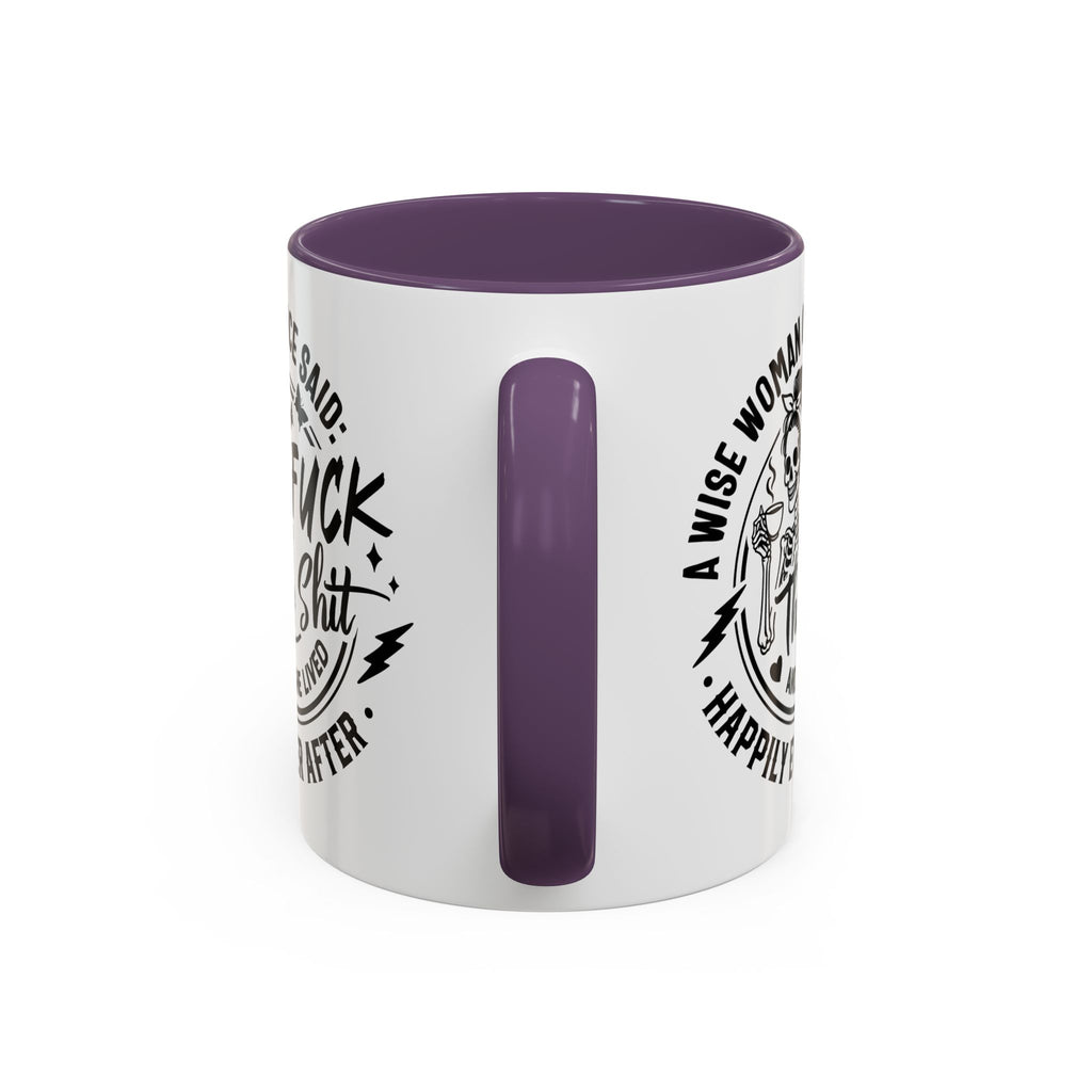 Wise Woman Skull Mug, Unique Mug, Mum, Sister, Aunty, Funny | Accent Coffee Mug