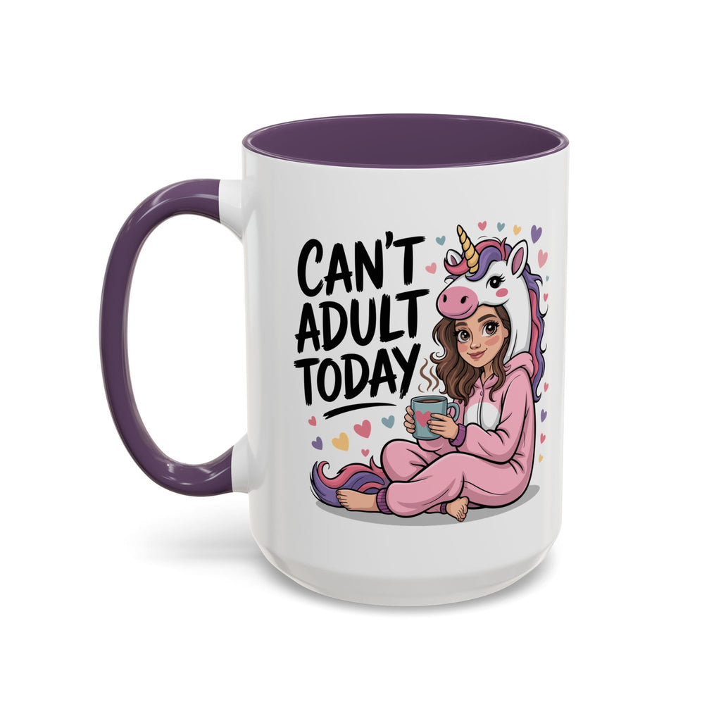 Can’t Adult Today Unicorn Mug, LGBTQ, Mugs, Cups, Cafe, Morning Fix, Unicorn Mug
