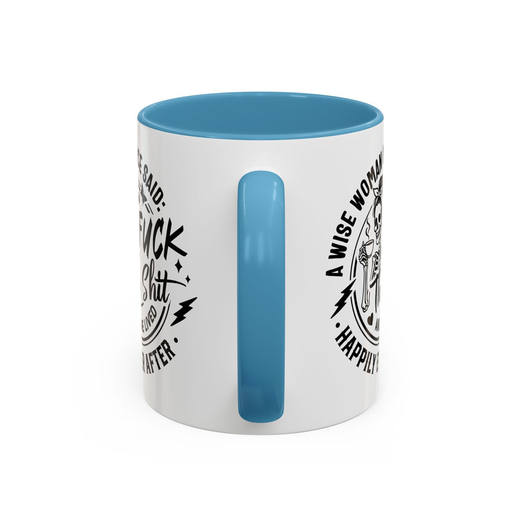 Wise Woman Skull Mug, Unique Mug, Mum, Sister, Aunty, Funny | Accent Coffee Mug