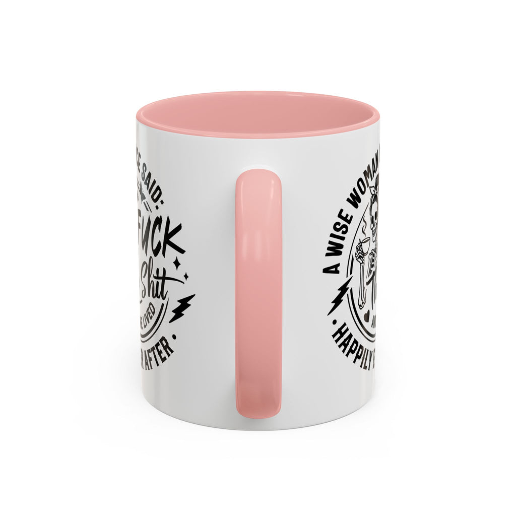 Wise Woman Skull Mug, Unique Mug, Mum, Sister, Aunty, Funny | Accent Coffee Mug