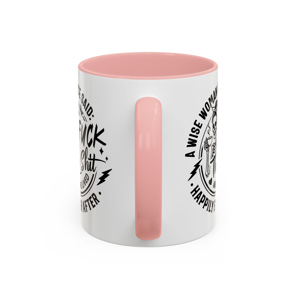 Wise Woman Skull Mug, Unique Mug, Mum, Sister, Aunty, Funny | Accent Coffee Mug